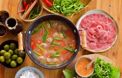 Bò Nhúng Mẻ Bình Châu – Món Ngon Gây Thương Nhớ Giữa Lòng Biển Xuyên Mộc